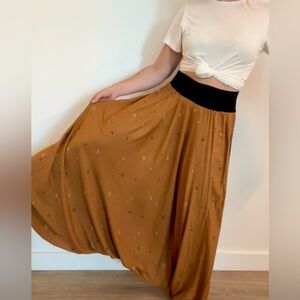 Pants. Harem style. Soft flowy fabric. I made the pants to my measurements.